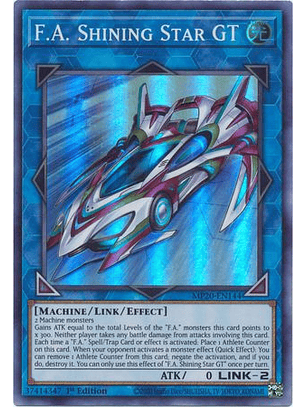 F.A. Shining Star GT - MP20-EN144 - Super Rare