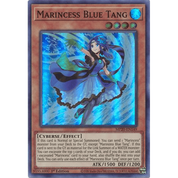 Marincess Blue Tang - MP20-EN149 - Super Rare