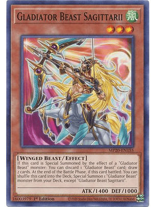Gladiator Beast Sagittarii - MP20-EN155 - Common