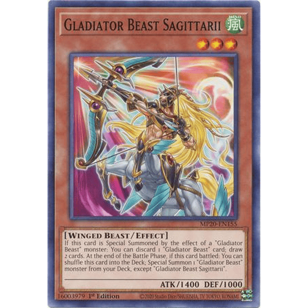 Gladiator Beast Sagittarii - MP20-EN155 - Common
