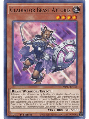 Gladiator Beast Attorix - MP20-EN156 - Common 