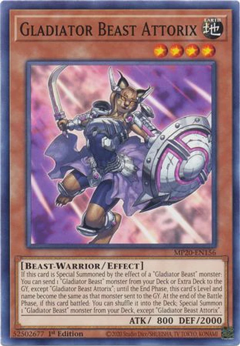 Gladiator Beast Attorix - MP20-EN156 - Common 