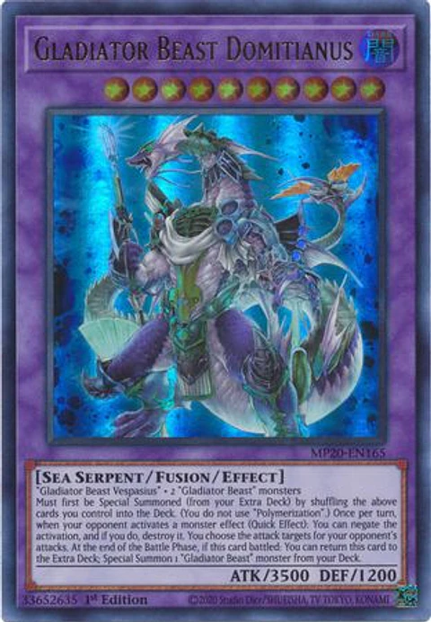 Gladiator Beast Domitianus - MP20-EN165 - Ultra Rare