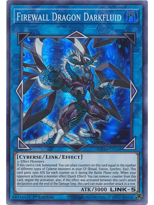Firewall Dragon Darkfluid - MP20-EN168 - Super Rare 