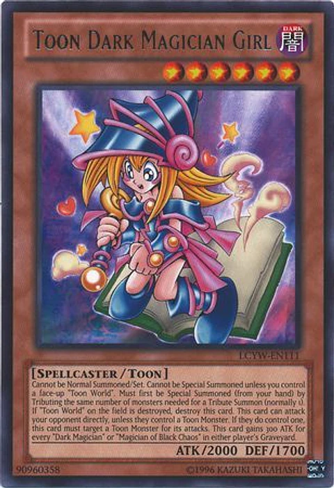 Toon Dark Magician Girl - LCYW-EN111 - Rare