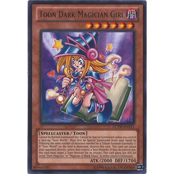 Toon Dark Magician Girl - LCYW-EN111 - Rare