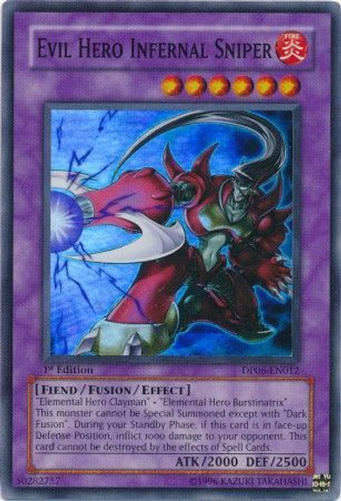 Evil Hero Infernal Sniper - DP06-EN012 - Super Rare