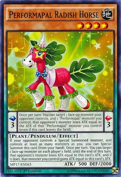 Performapal Radish Horse - MP17-EN063 - Common