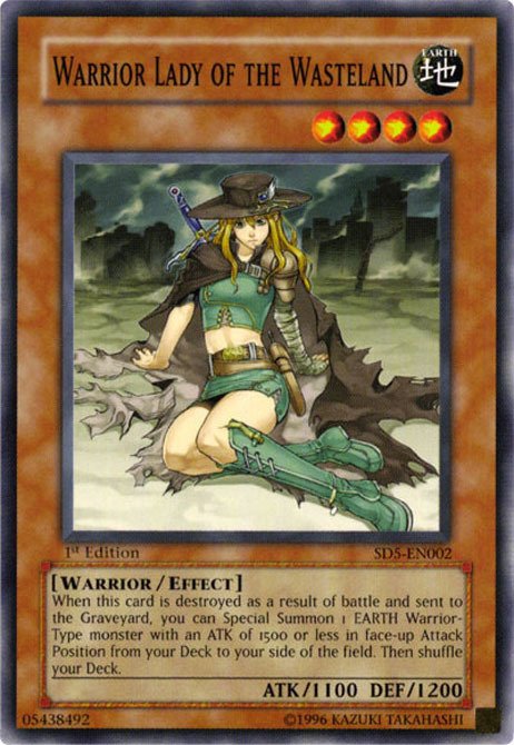 Warrior Lady of the Wasteland - SD5-EN002 - Common 1