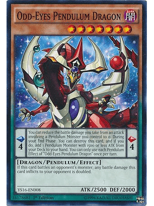 Odd-Eyes Pendulum Dragon - YS16-EN008 - Common