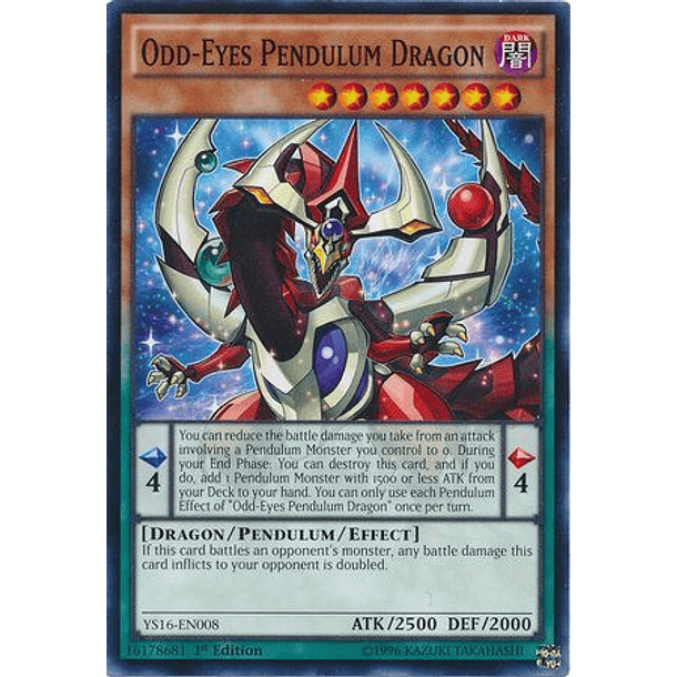 Odd-Eyes Pendulum Dragon - YS16-EN008 - Common