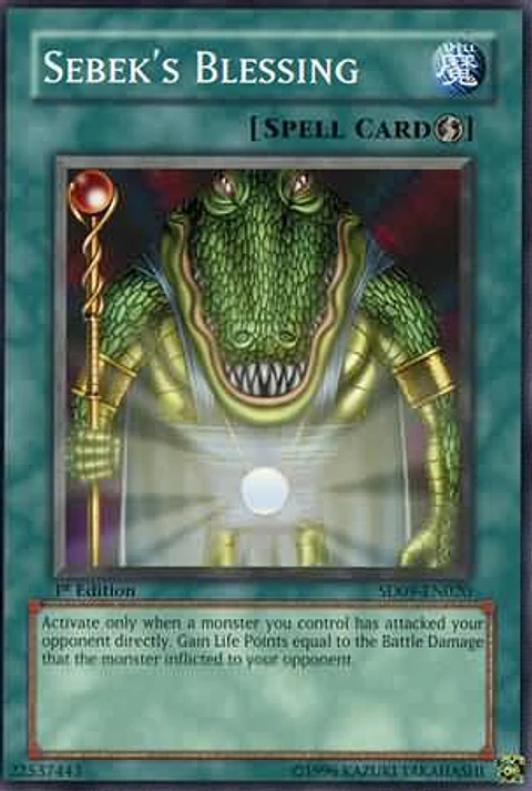 Sebek's Blessing - SD09-EN020 - Common