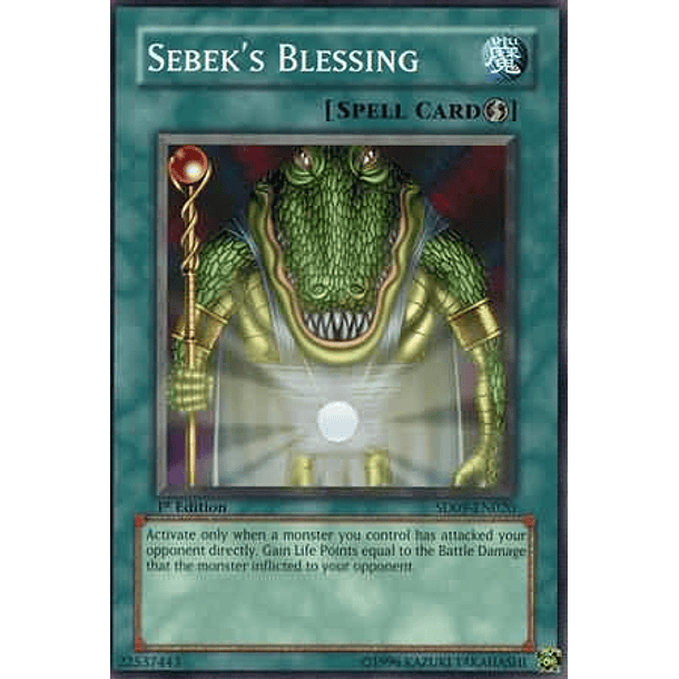 Sebek's Blessing - SD09-EN020 - Common