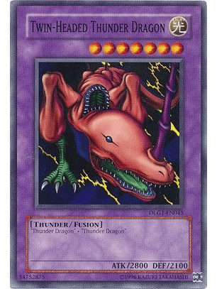 Twin-Headed Thunder Dragon - DLG1-EN043 - Common