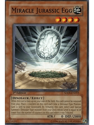 Miracle Jurassic Egg - SD09-EN015 - Common