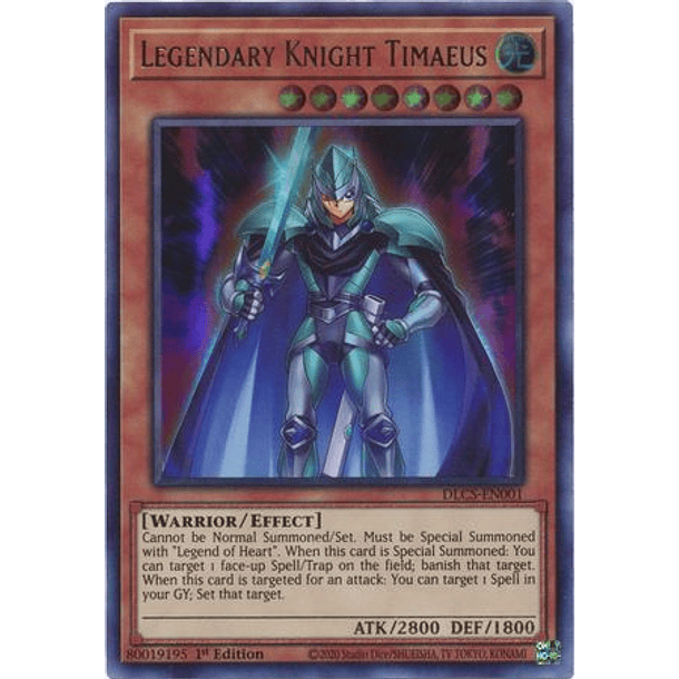 Legendary Knight Timaeus - DLCS-EN001 - Ultra Rare 