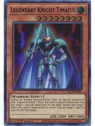 Legendary Knight Timaeus - DLCS-EN001 - Ultra Rare 
