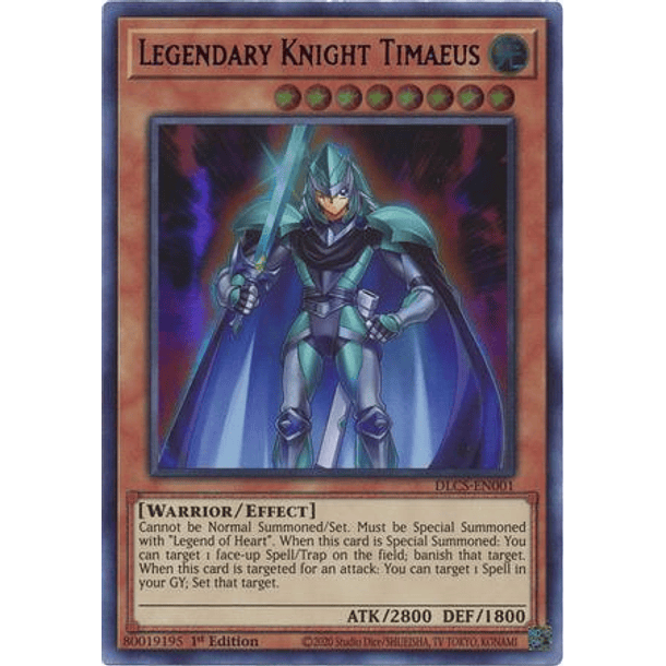 Legendary Knight Timaeus - DLCS-EN001 - Ultra Rare  2
