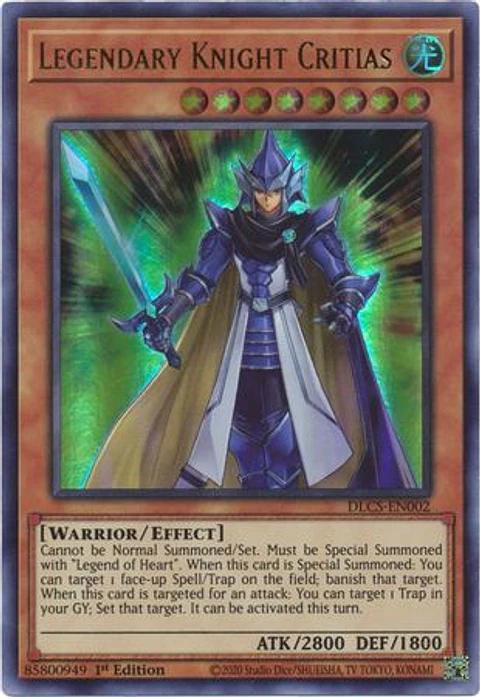 Legendary Knight Critias - DLCS-EN002 - Ultra Rare