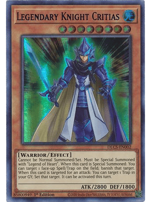 Legendary Knight Critias - DLCS-EN002 - Ultra Rare
