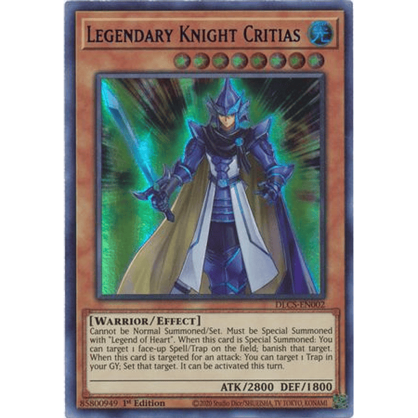 Legendary Knight Critias - DLCS-EN002 - Ultra Rare 2