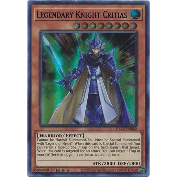 Legendary Knight Critias - DLCS-EN002 - Ultra Rare 4