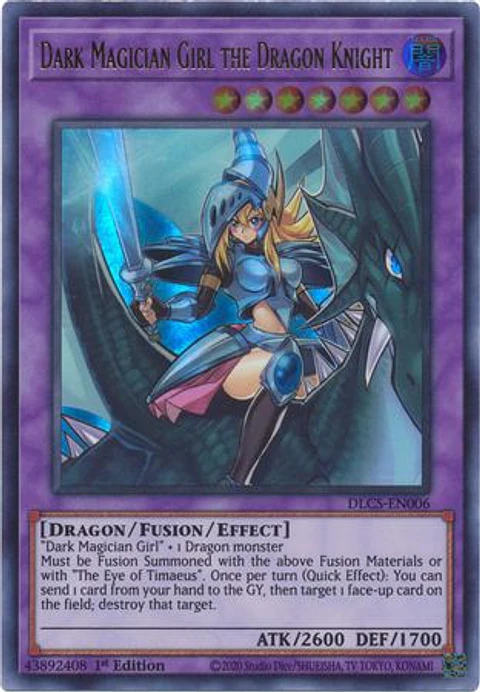 Dark Magician Girl the Dragon Knight - DLCS-EN006 - Ultra Rare