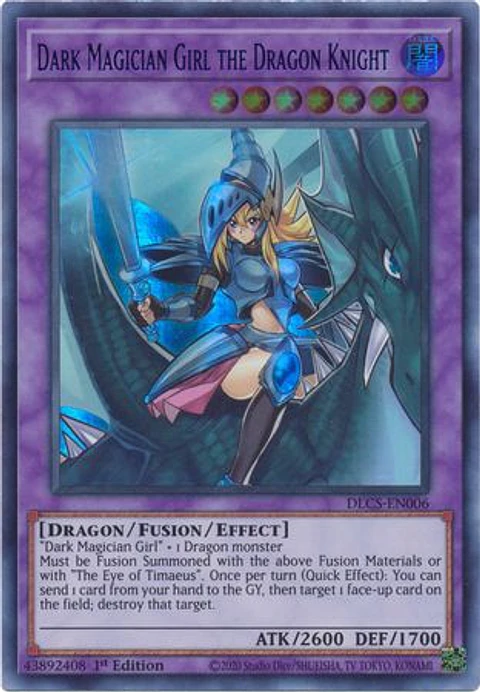 Dark Magician Girl the Dragon Knight - DLCS-EN006 - Ultra Rare