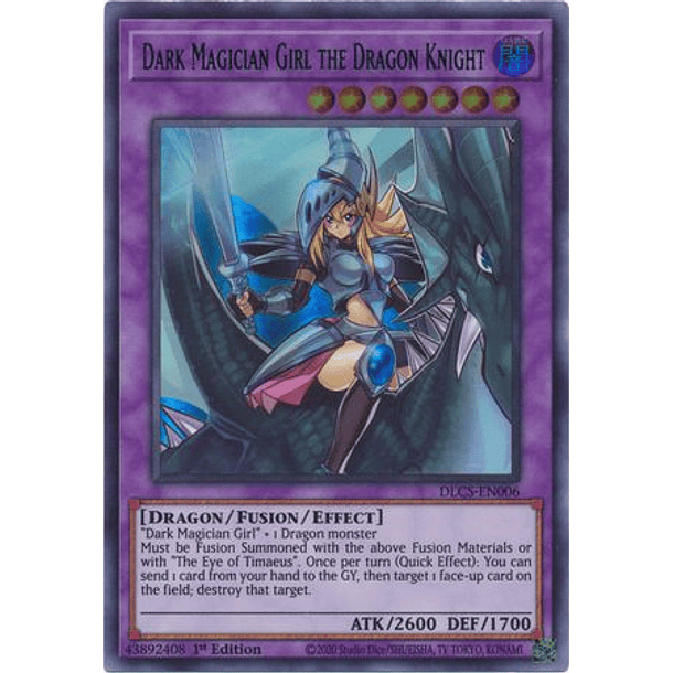 Dark Magician Girl the Dragon Knight - DLCS-EN006 - Ultra Rare 3