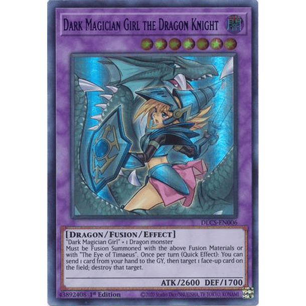 Dark Magician Girl the Dragon Knight - DLCS-EN006 - Ultra Rare 6
