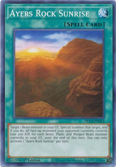 Ayers Rock Sunrise - DLCS-EN022 - Common 