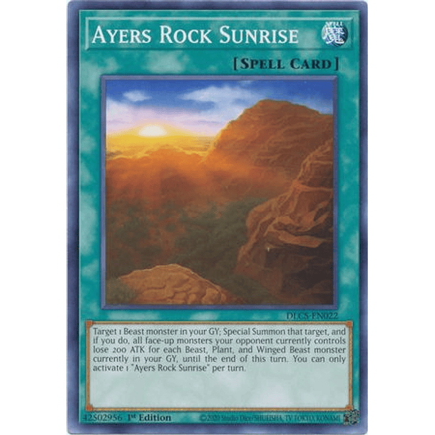 Ayers Rock Sunrise - DLCS-EN022 - Common 