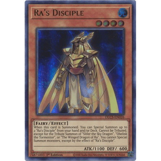 Ra's Disciple - DLCS-EN026 - Ultra Rare 1