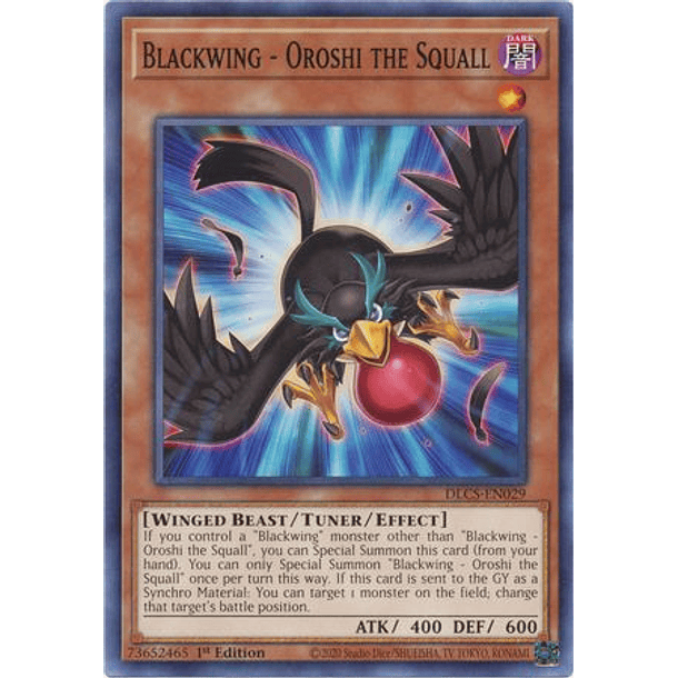 Blackwing - Oroshi the Squall - DLCS-EN029 - Common 