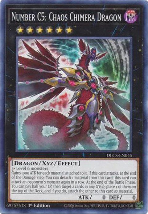 Number C5: Chaos Chimera Dragon - DLCS-EN045 - Common 