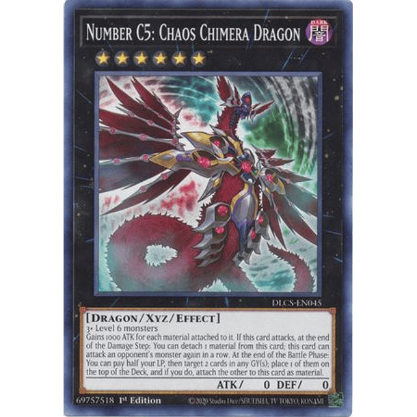 Number C5: Chaos Chimera Dragon - DLCS-EN045 - Common 