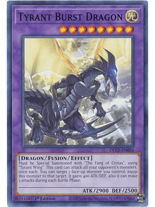 Tyrant Burst Dragon - DLCS-EN056 - Common 