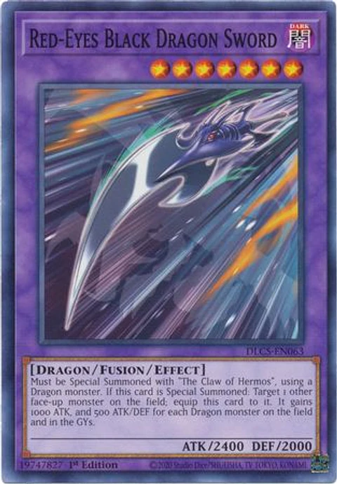 Red-Eyes Black Dragon Sword - DLCS-EN063 - Common 