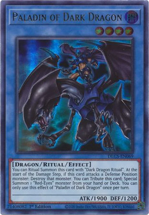 Paladin of Dark Dragon - DLCS-EN069 - Ultra Rare