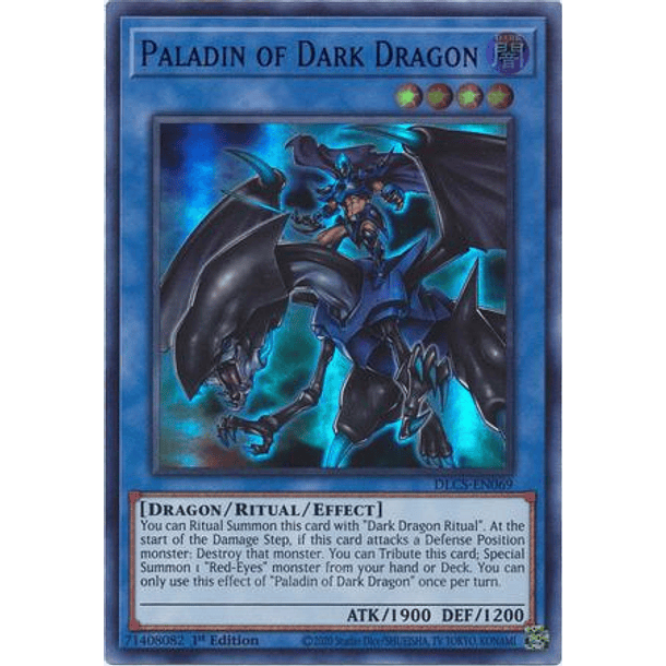 Paladin of Dark Dragon - DLCS-EN069 - Ultra Rare 2