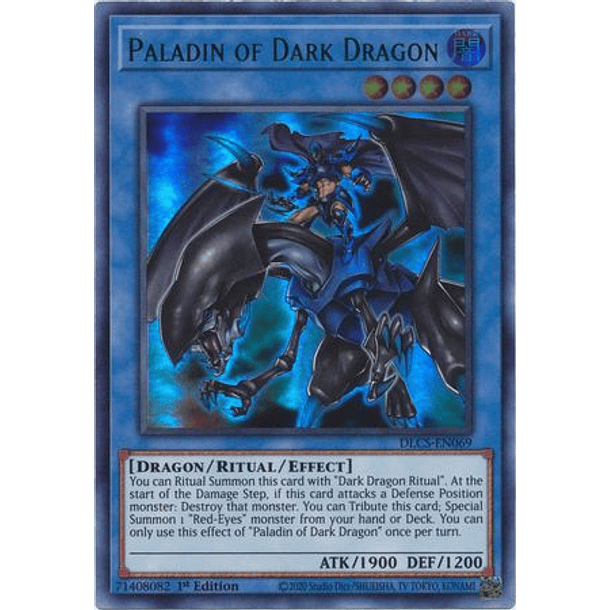 Paladin of Dark Dragon - DLCS-EN069 - Ultra Rare 3