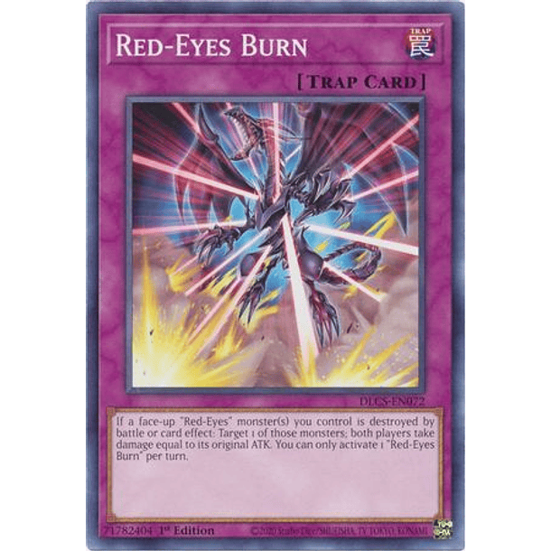 Red-Eyes Burn - DLCS-EN072 - Common 