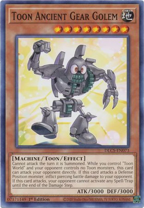 Toon Ancient Gear Golem - DLCS-EN073 - Common 