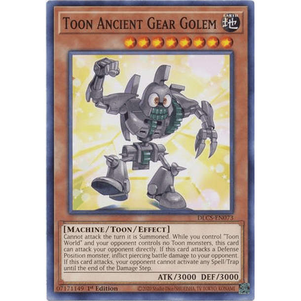 Toon Ancient Gear Golem - DLCS-EN073 - Common 