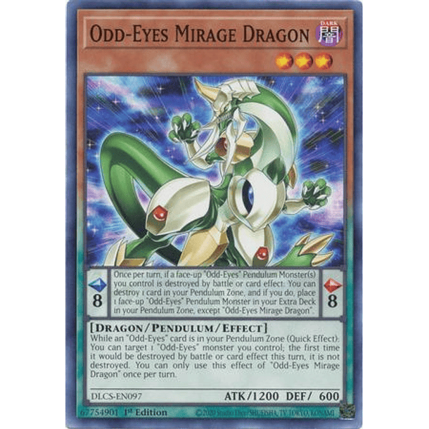 Odd-Eyes Mirage Dragon - DLCS-EN097 - Common 