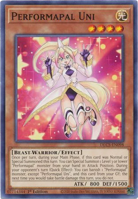 Performapal Uni - DLCS-EN098 - Common 