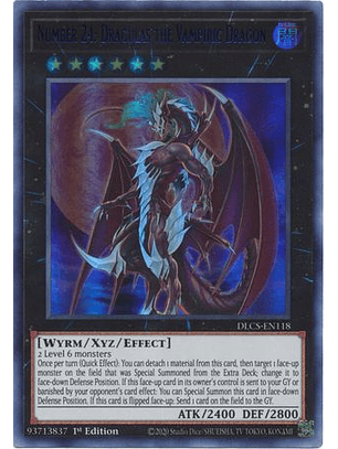 Number 24: Dragulas the Vampiric Dragon - DLCS-EN118 - Ultra Rare (español)