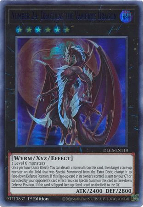 Number 24: Dragulas the Vampiric Dragon - DLCS-EN118 - Ultra Rare (español)