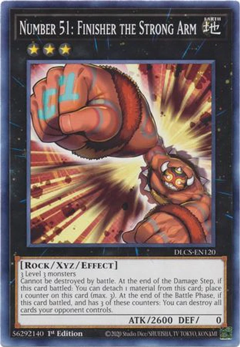 Number 51: Finisher the Strong Arm - DLCS-EN120 - Common 