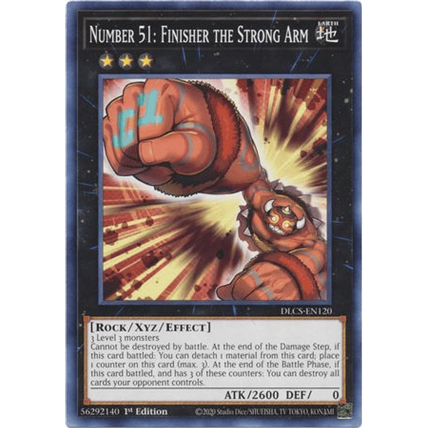 Number 51: Finisher the Strong Arm - DLCS-EN120 - Common 